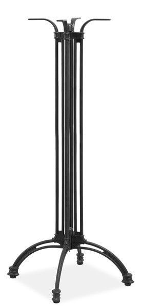 Base de mesa EIFFEL NEW, alta, aluminio, negra, altura 108 cms