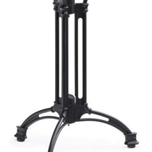 Base de mesa EIFFEL NEW, aluminio, 3 pies, negra, altura 70 cms