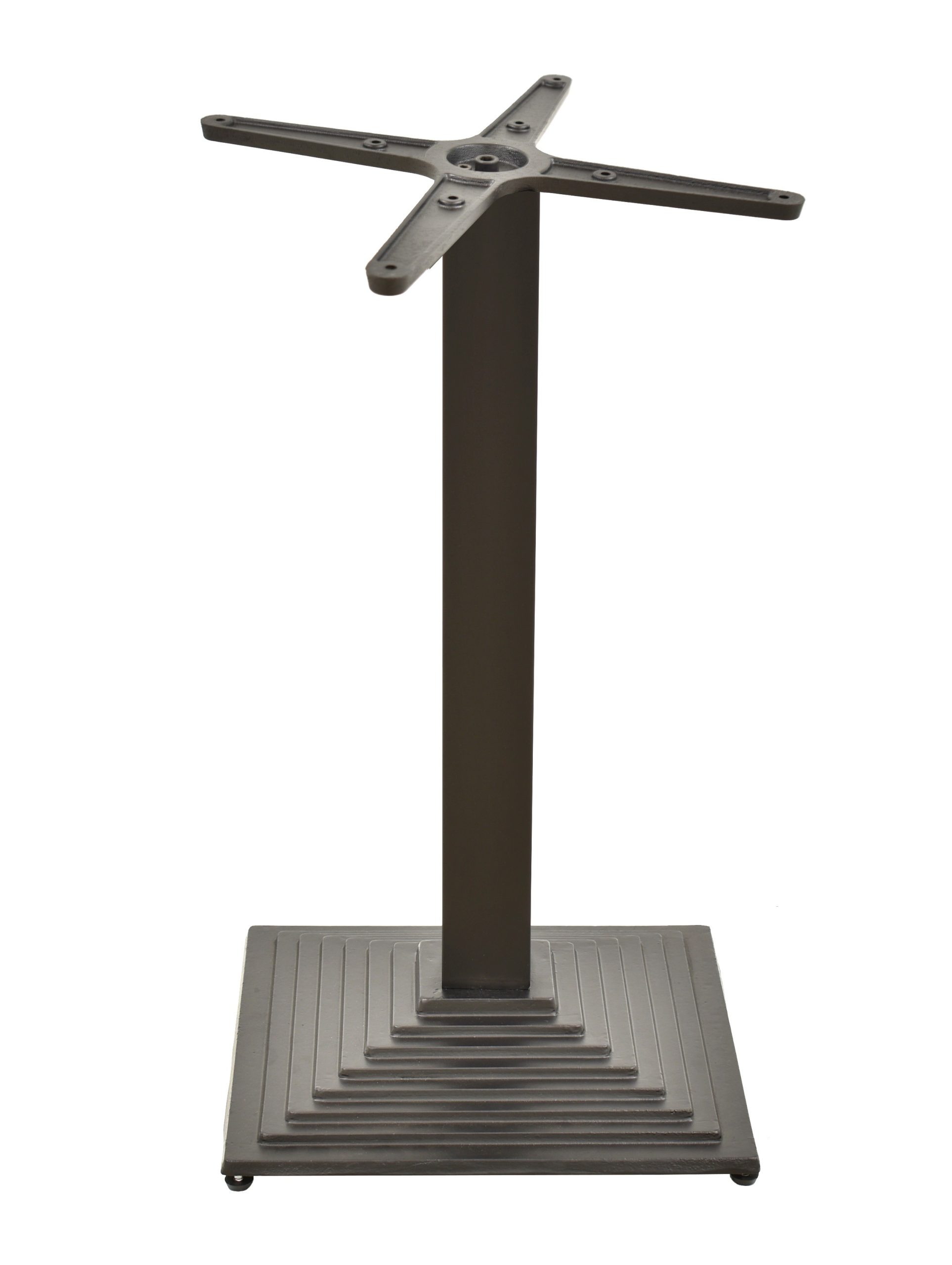 Base de mesa ELBA, negra, base de 44x44 cms, altura 72 cms