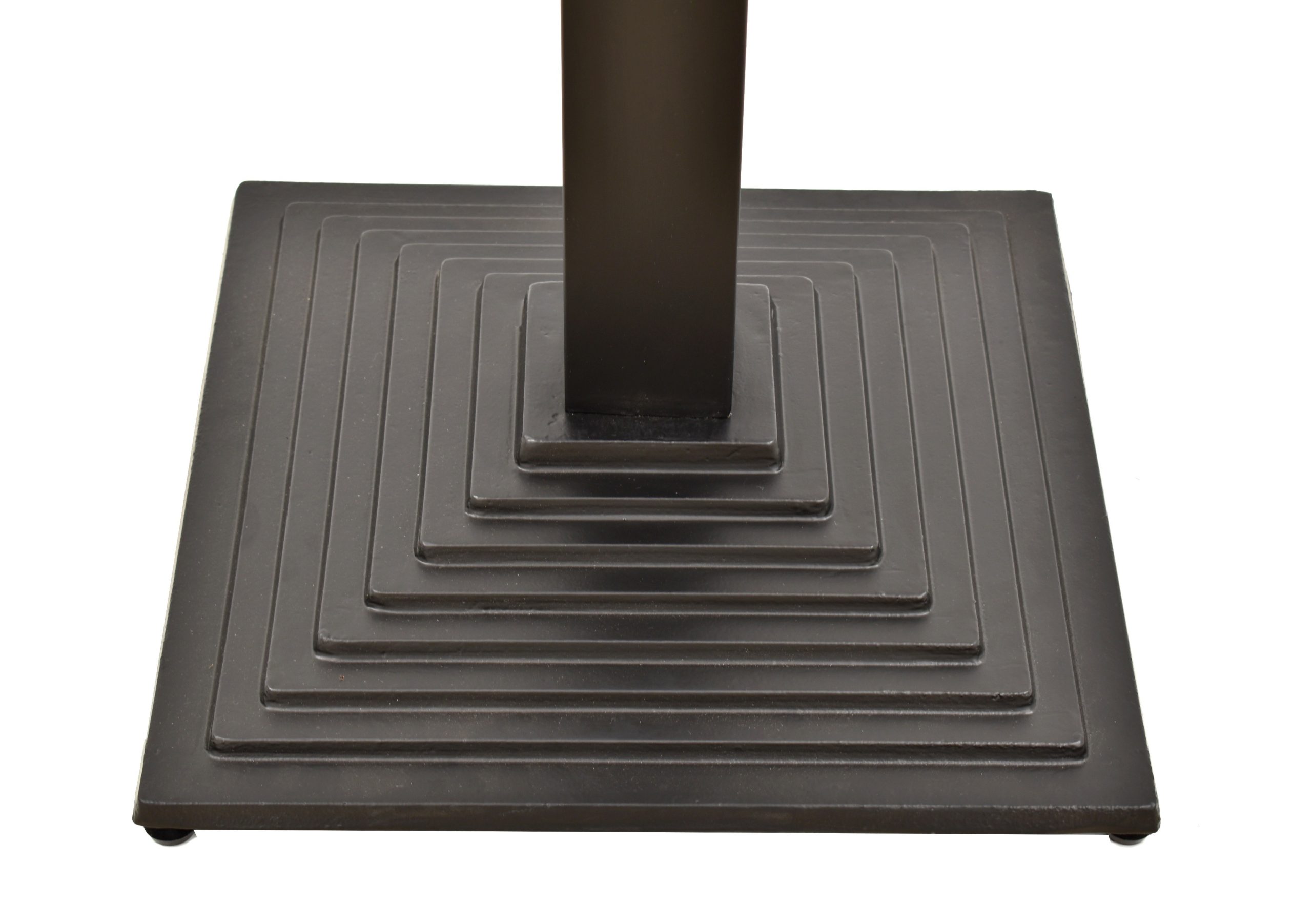 Base de mesa ELBA, negra, base de 44x44 cms, altura 72 cms