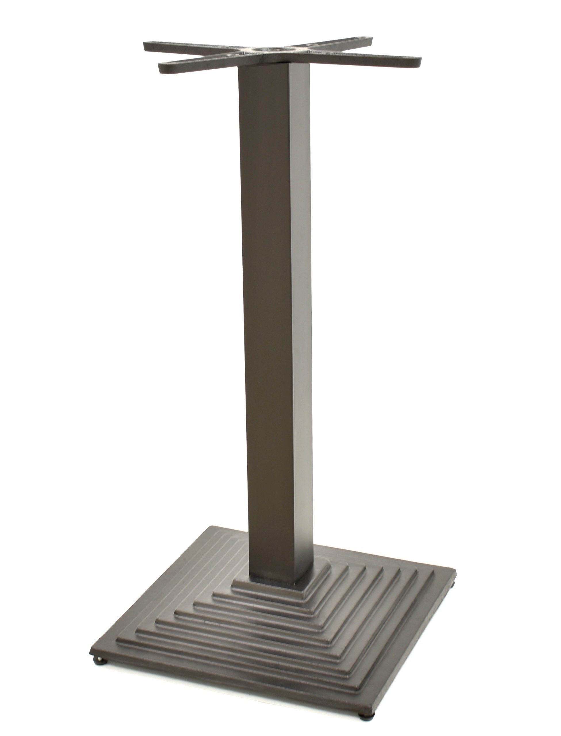 Base de mesa ELBA, negra, base de 44x44 cms, altura 72 cms