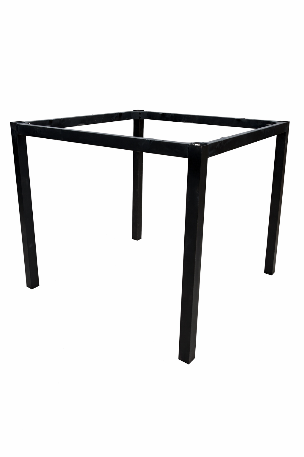 Base de mesa GETTY, metal, negro, altura 72 cms, para tableros de 80 x 80 cms