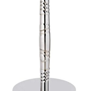 Base de mesa LUXOR, acero inoxidable, acabado espejo, base 45 cms diámetro, altura 72 cms