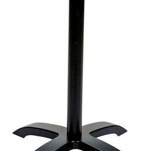 Base de mesa MILAN NE72, 4 brazos, aluminio, negra