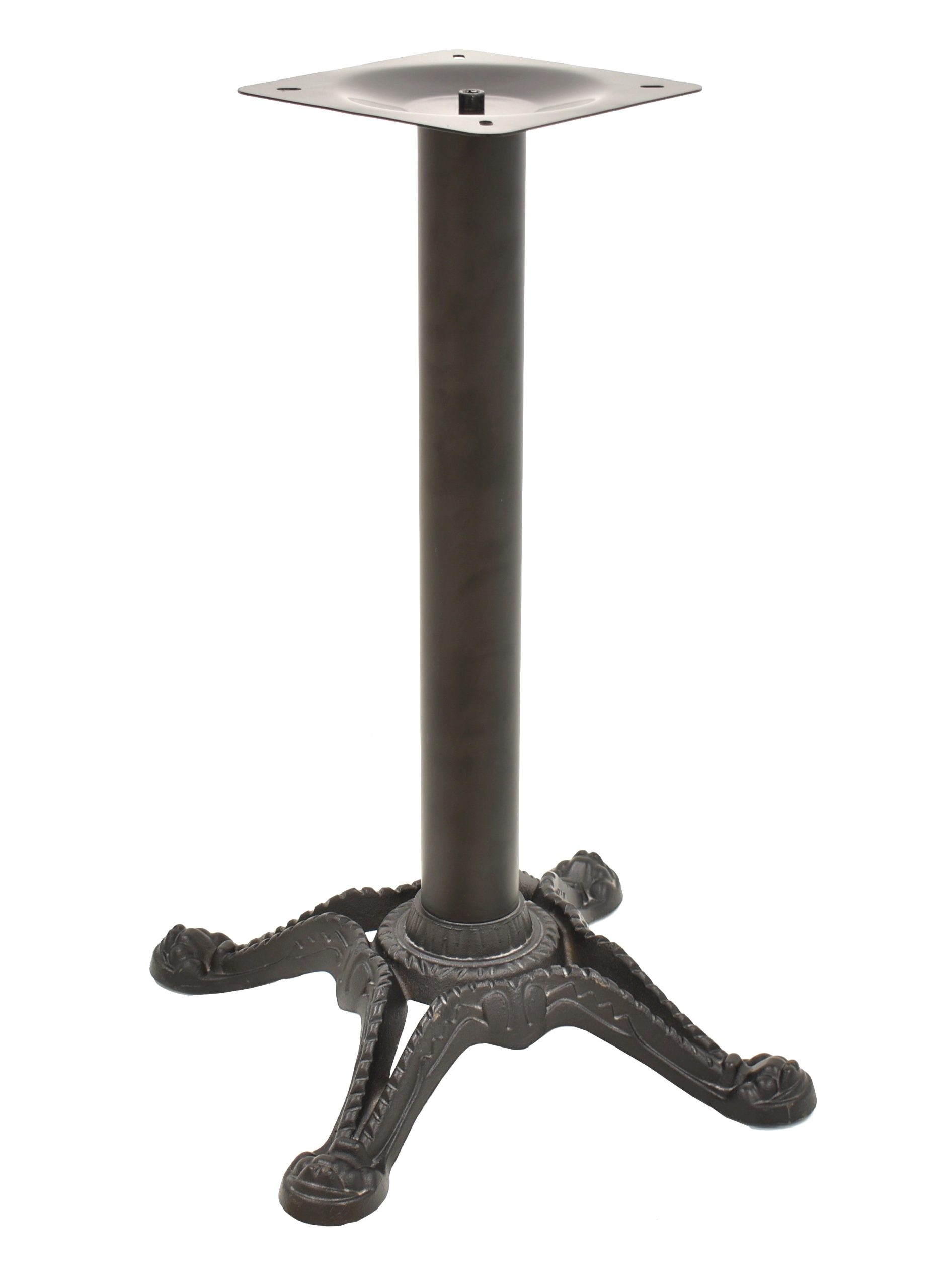 Base de mesa RÓDANO, fundición, negra, base de 58 x 58 cms, altura 75 cms