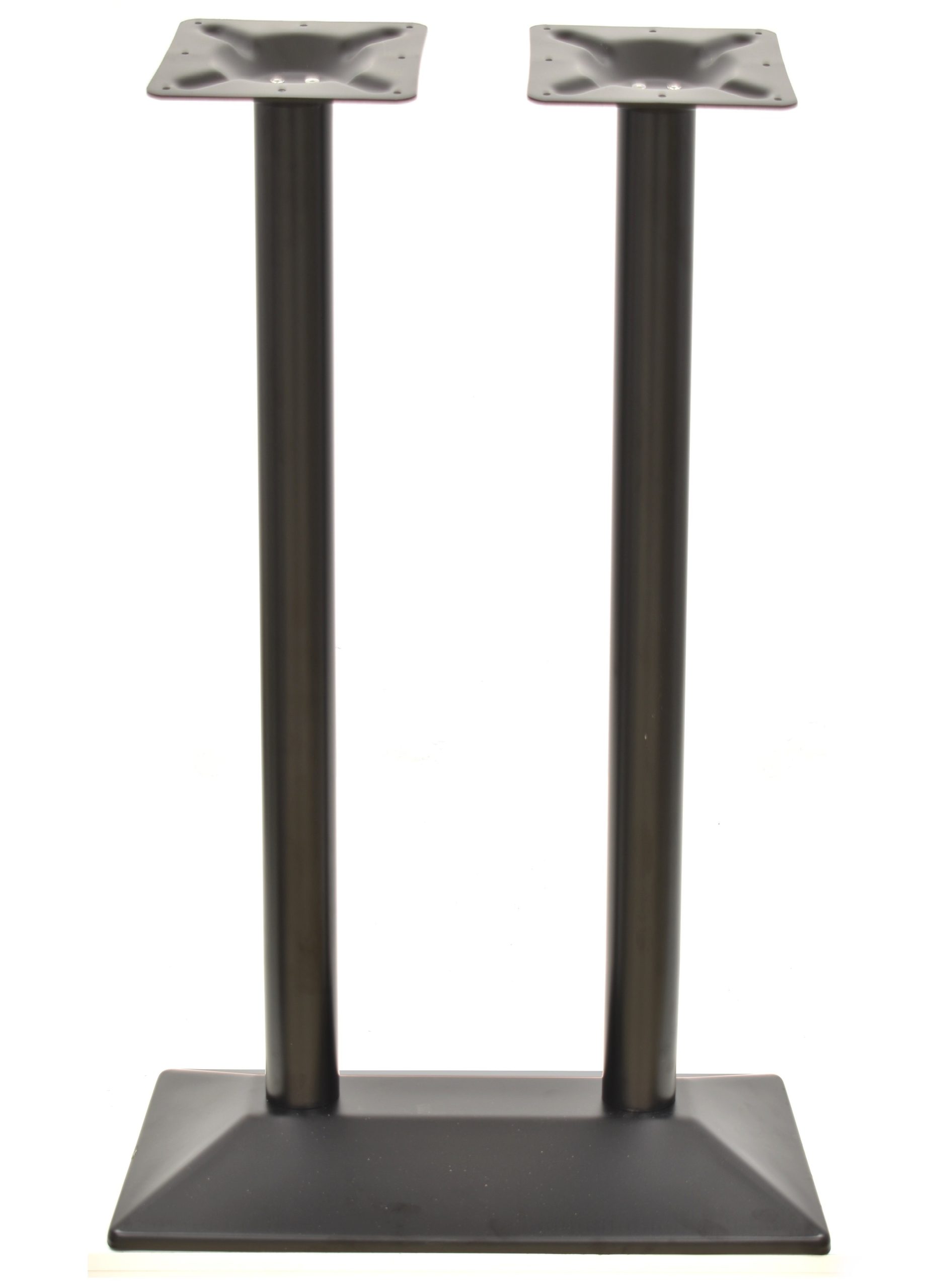 Base de mesa SOHO, alta, rectangular, negra, base de 70 x 40 cms, altura 110 cms