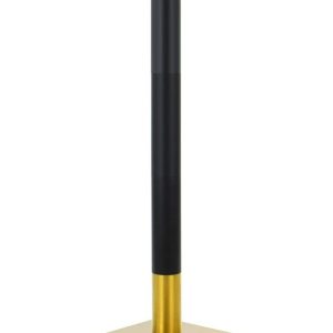 Base de mesa VERSALLES NEW 110 CUDO, alta, dorada y negra, 45 x 45 cms, altura 110 cms
