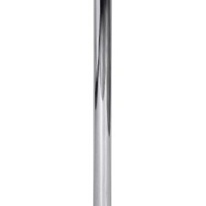 Mesa alta BERNIE (SU), cromada, cristal templado, 60 cms de diámetro