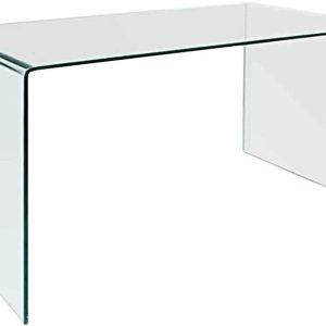 Mesa CONCORD NEW, cristal curvado, 150 x 80 cms