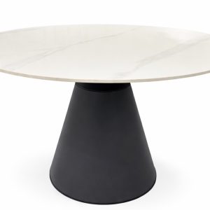 Mesa NAIDA, metal, tapa de cerámica, 120 cms de diámetro