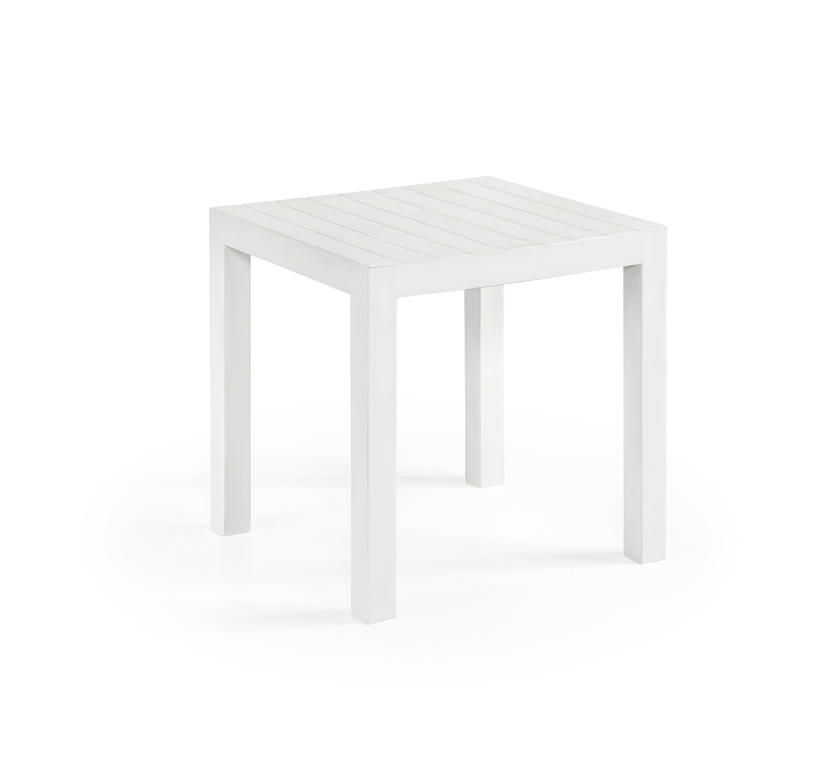 Mesa ODYSSEY, polipropileno blanco, 80 x 80 cms