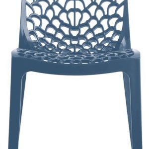 Silla CAPRICHO, polipropileno azul azafata