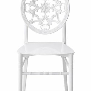 Silla JOSEFINA, apilable, polipropileno blanco