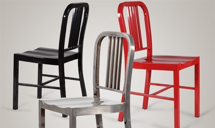 Silla NAO, acero, roja