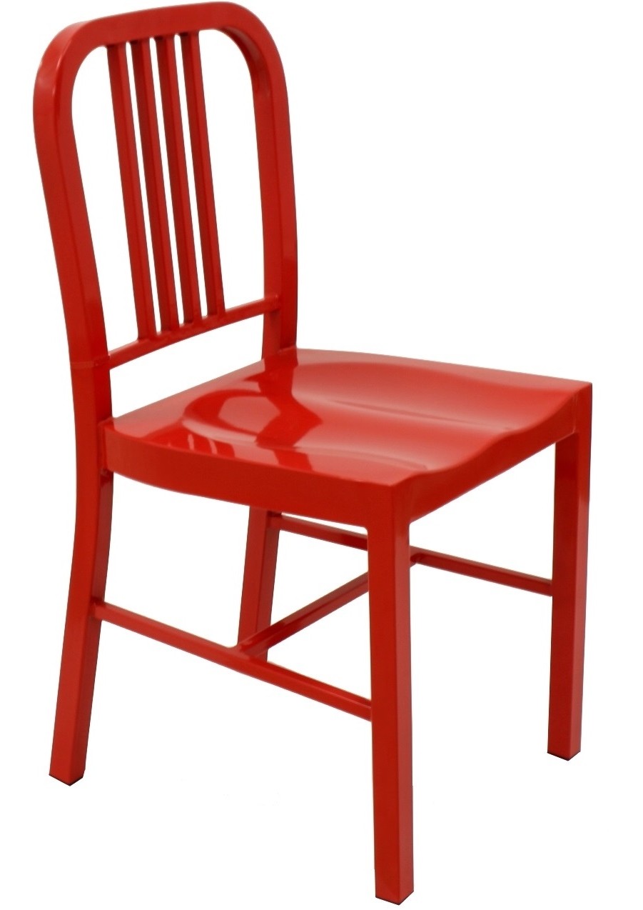 Silla NAO, acero, roja