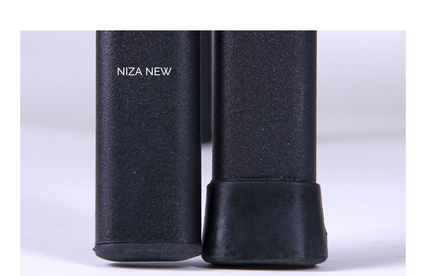 Silla NIZA NEW AM, chasis cromado, tejido A1, color negro