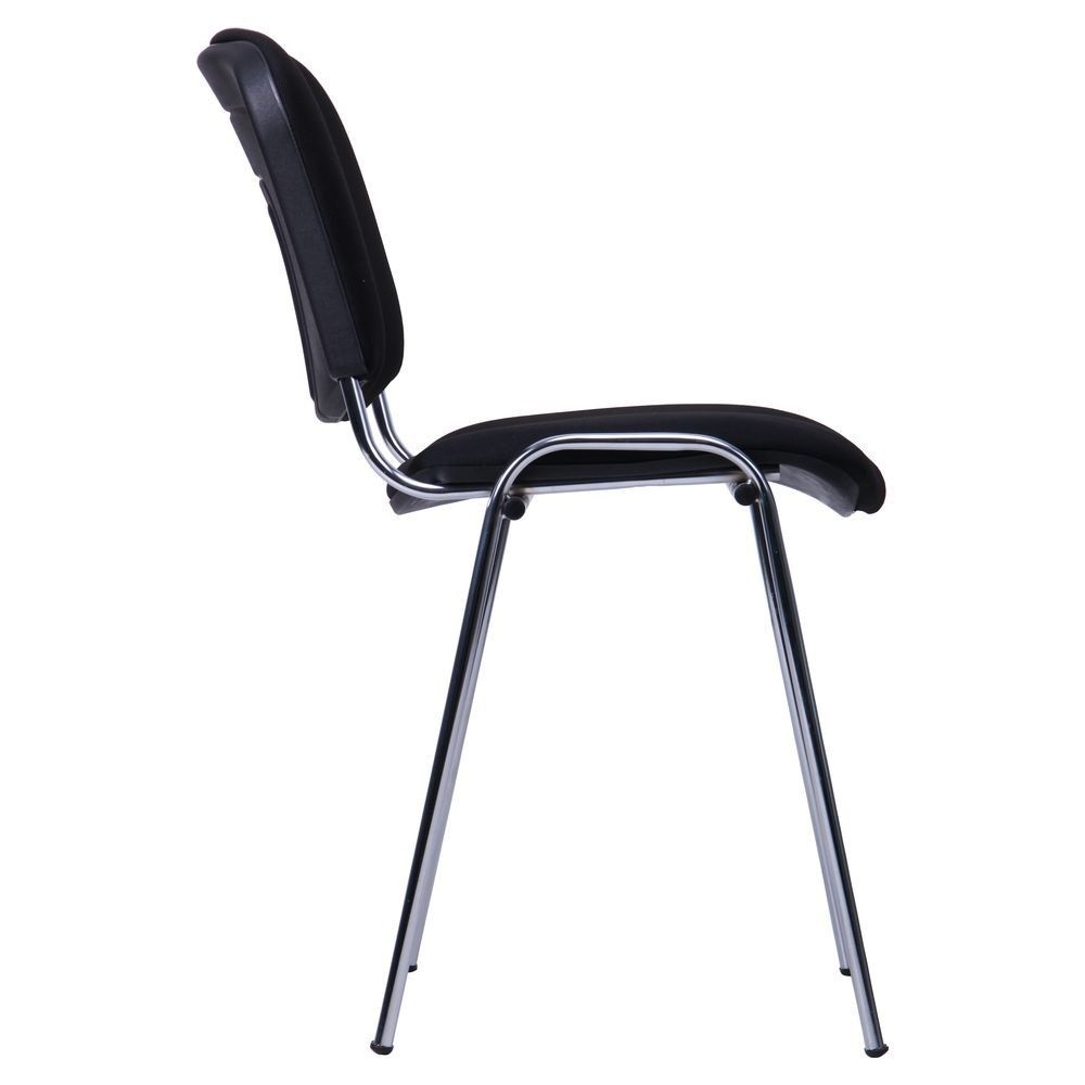 Silla NIZA NEW AM, chasis cromado, tejido A1, color negro