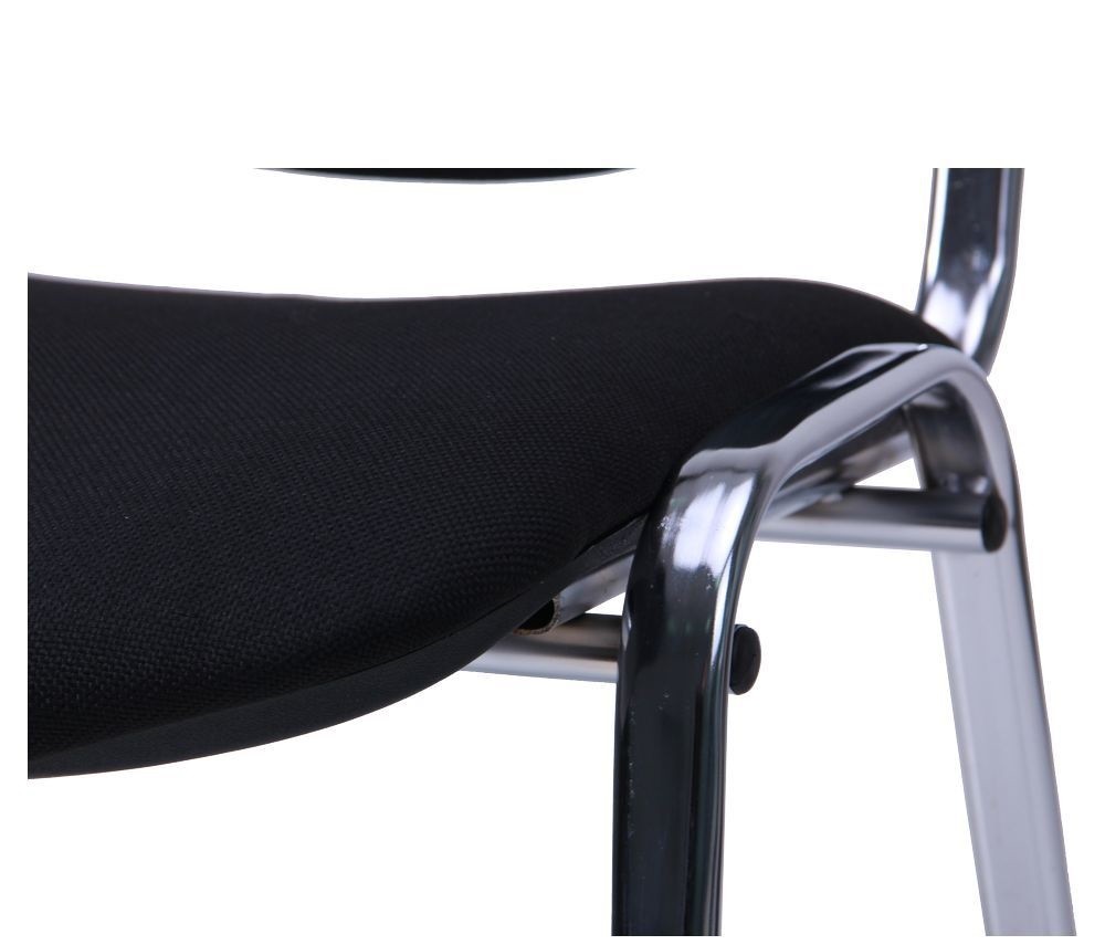 Silla NIZA NEW AM, chasis cromado, tejido A1, color negro
