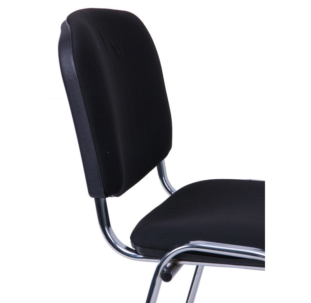 Silla NIZA NEW AM, chasis cromado, tejido A1, color negro