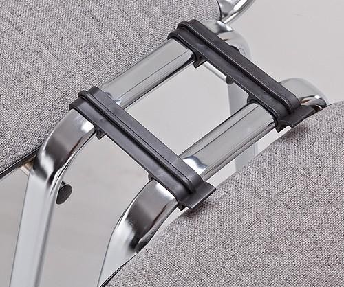 Silla NIZA NEW AM, chasis cromado, tejido A1, color negro