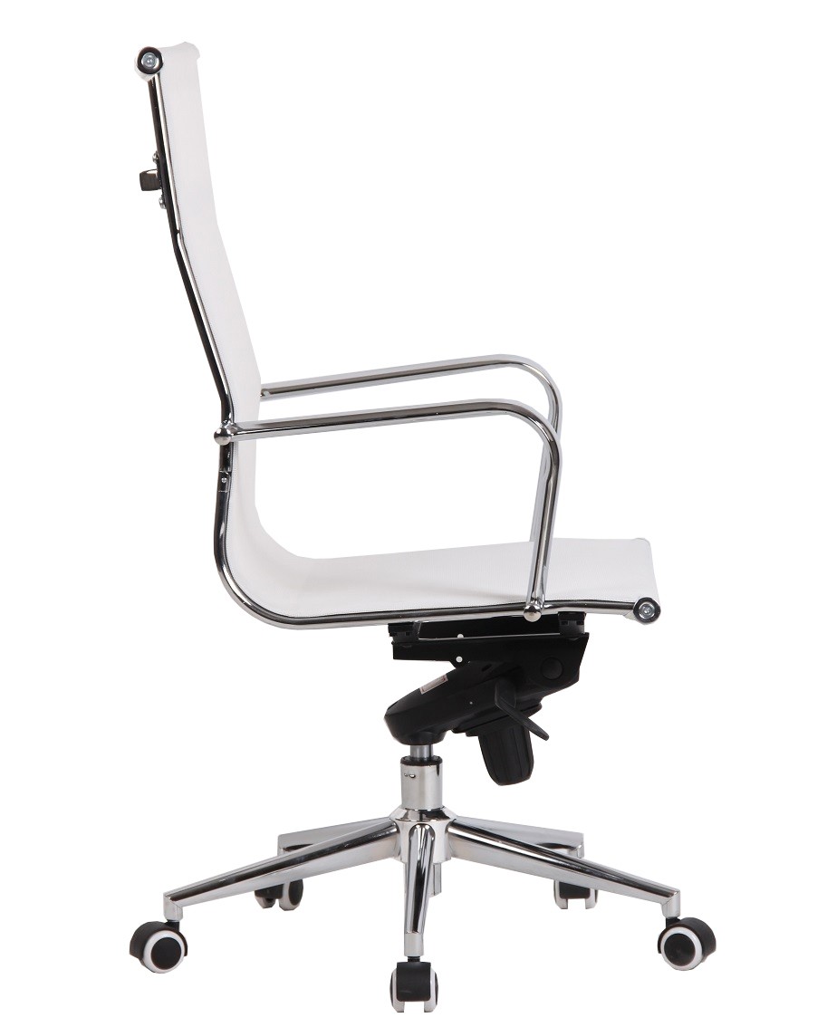 Sillón de oficina ZURICH, alto, malla blanca