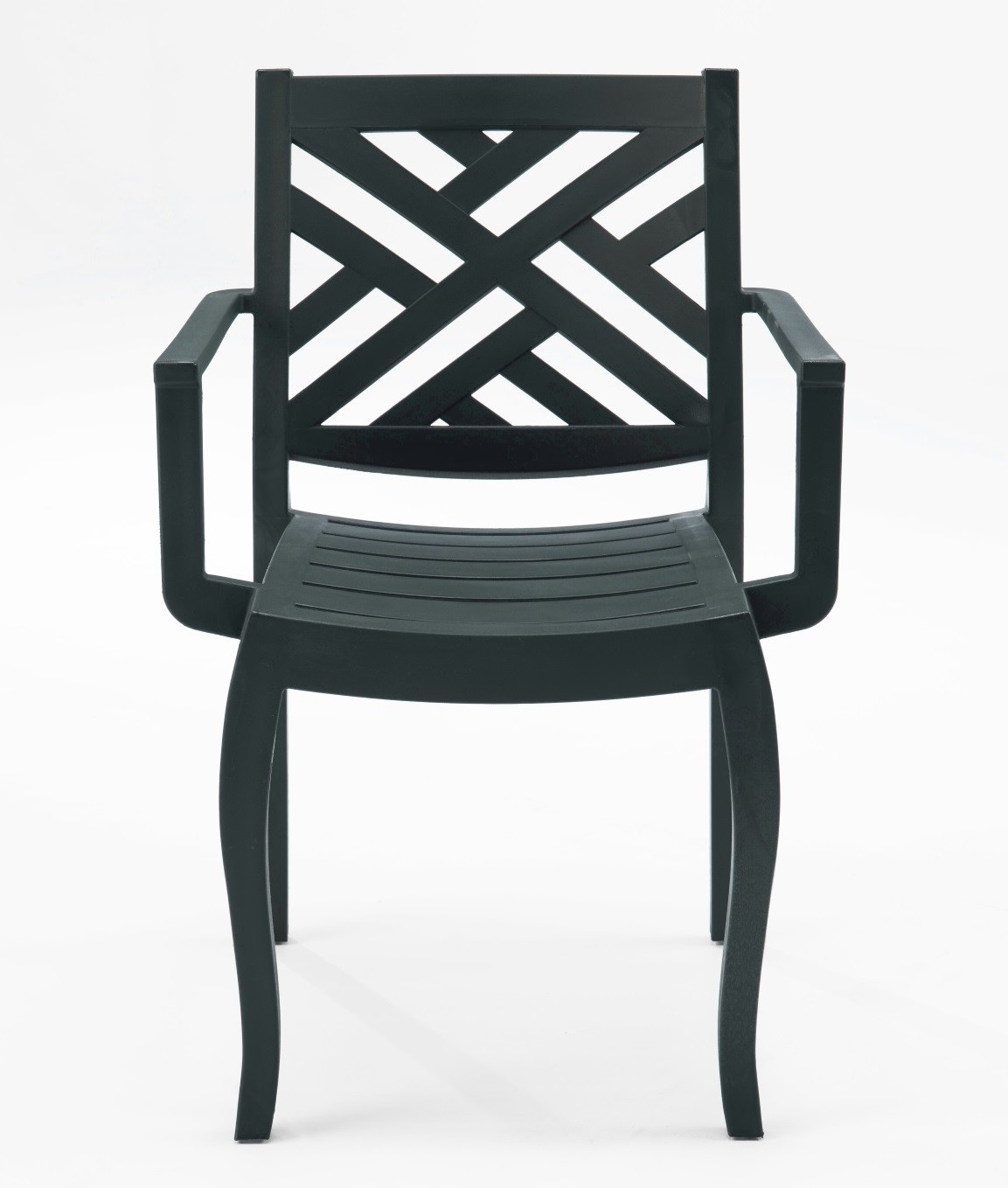 Sillón JACARANDA, apilable, polipropileno antracita