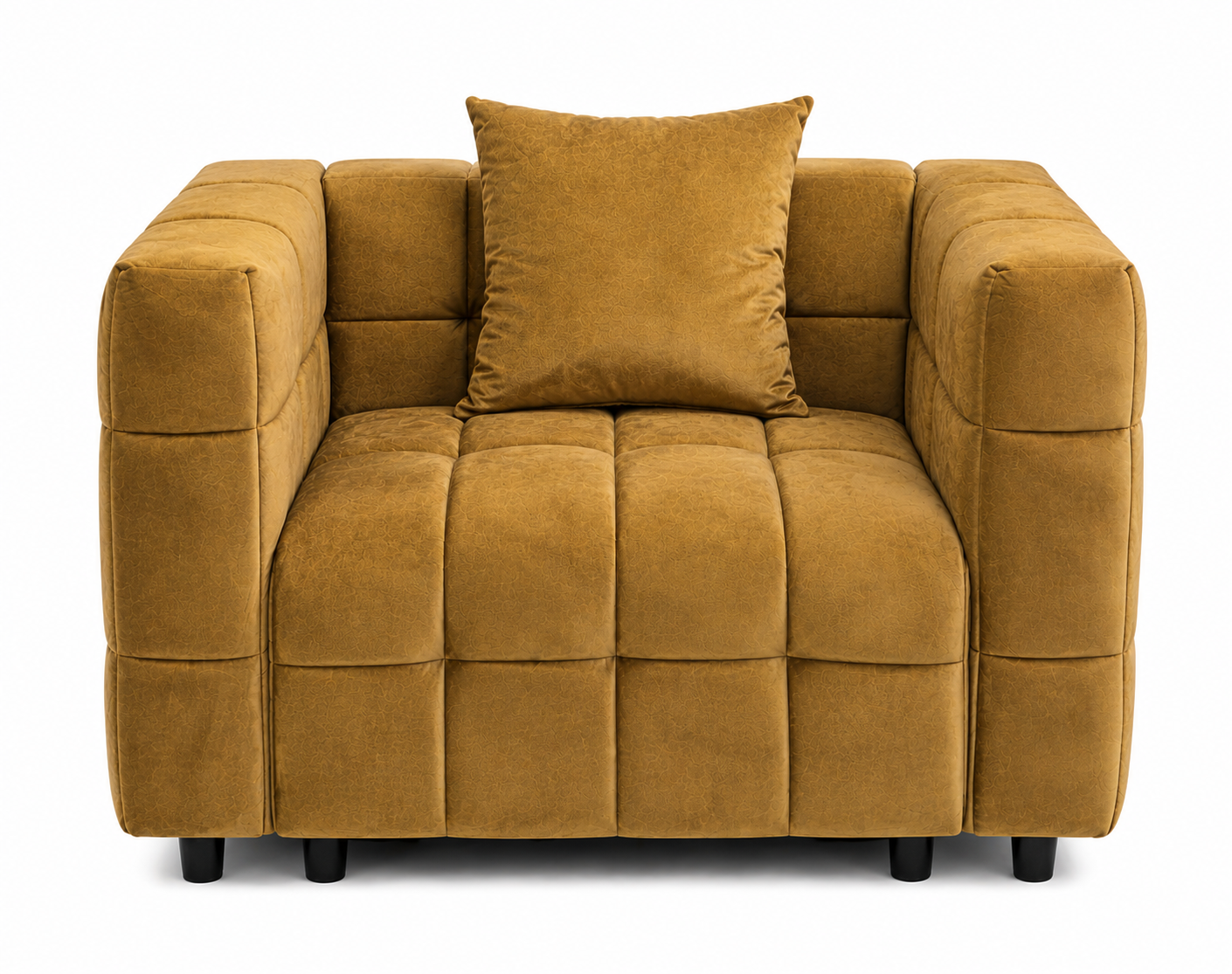 Sillón LORING, tejido velvet camel 34