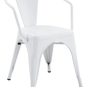 Sillón TOL EK LIMITED, acero, blanco