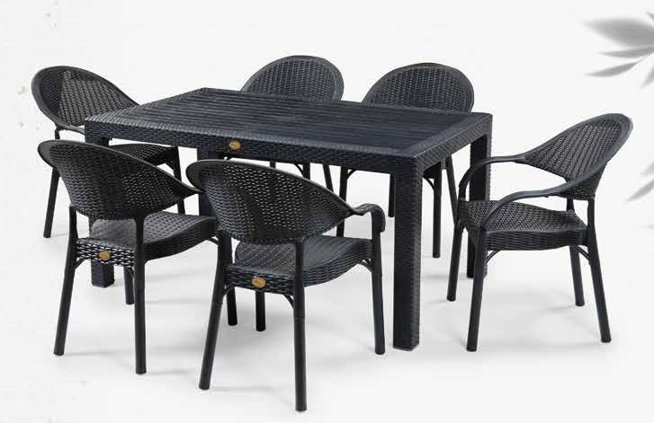 Sillón TORREMOLINOS, apilable, patas metálicas, polipropileno antracita