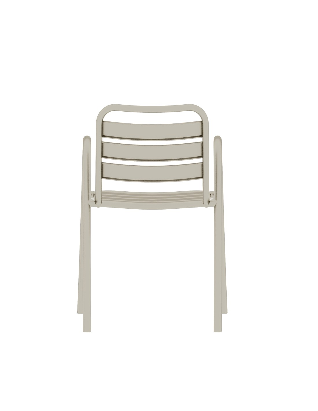 Sillón TROPICANA, apilable, polipropileno gris pálido