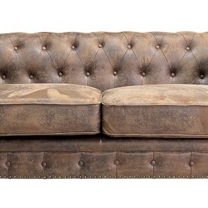 Sofá CHESTER PREMIUM, 3 plazas, similpiel vintage