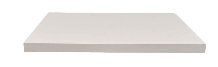 Tablero de melamina 30 mm, BLANCO ELE, 68 x 68 cms