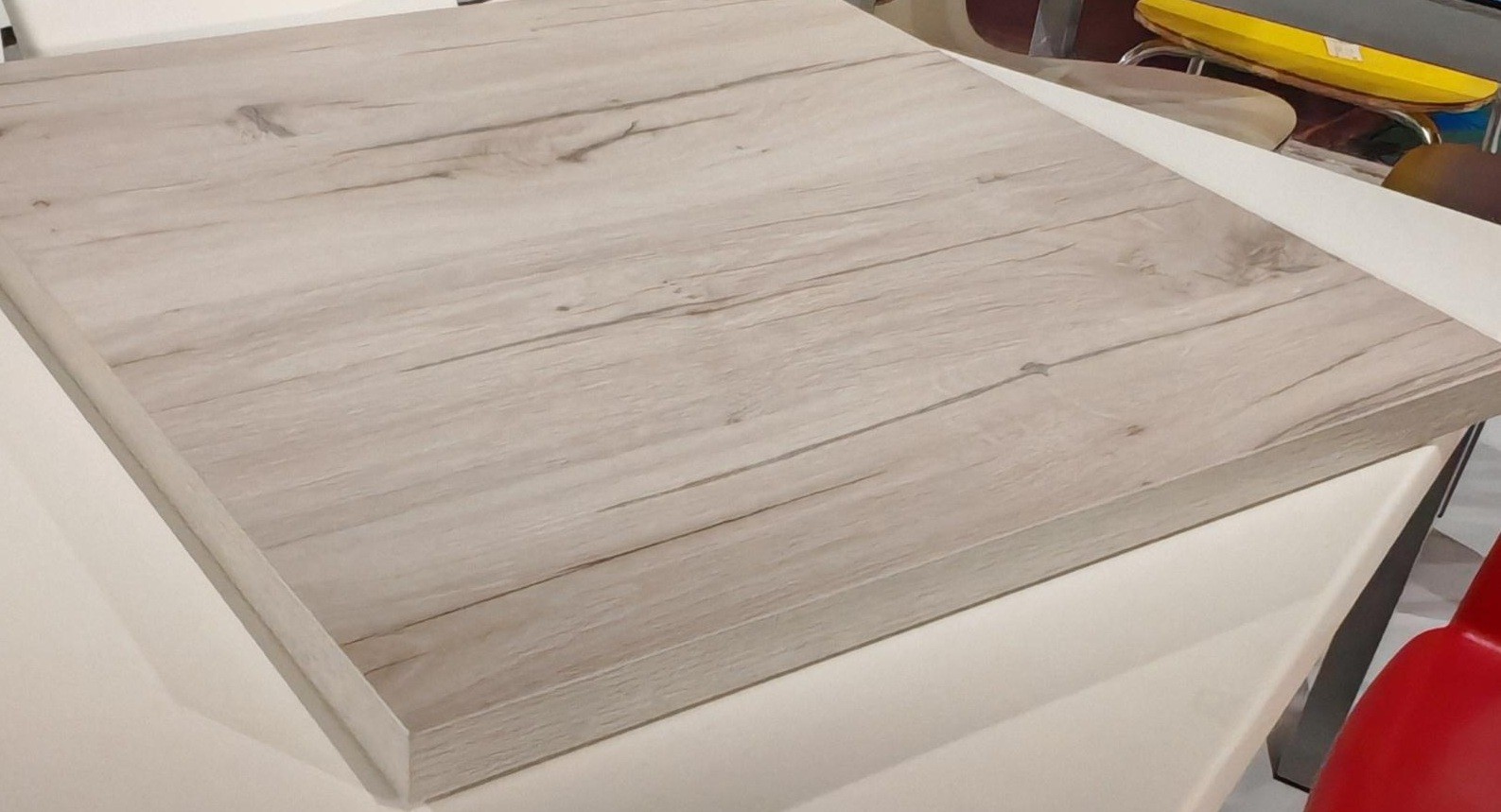 Tablero de melamina 30 mm, ROBLE UVE, 120 x 80 cms