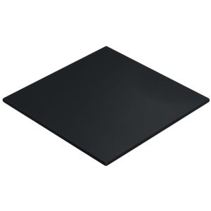 Tablero de mesa COMPACTO, 12 mm. de espesor, Negro 3190, Tavilo, 69 x 69 cms