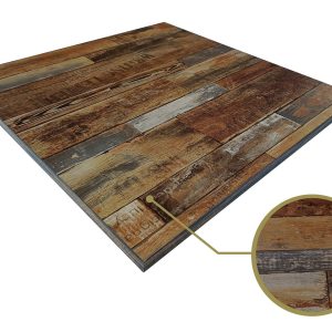 Tablero de mesa HD7347, vintage, 70 x 70 cms