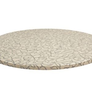 Tablero de mesa Topalit, FILO 132, 70 cms de diámetro.