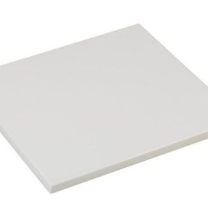 Tablero de mesa Werzalit Alemania, BLANCO 01, 80 x 80 cms