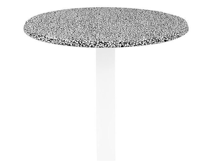 Tablero de mesa Werzalit Alemania, PIAZZA 102, 70 cms de diámetro.