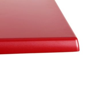 Tablero de mesa Werzalit Alemania, ROJO 328, 70 x 70 cms