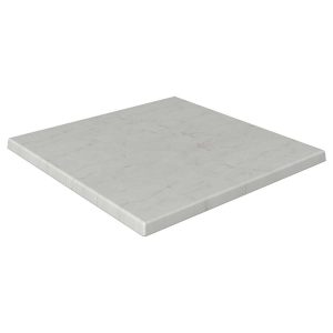Tablero de mesa Werzalit-Sm, 70 MARMOR BIANCO, 60 x 60 cms