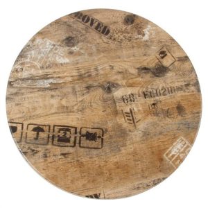 Tablero de mesa Werzalit SM, EX WORKS 122, 60 cms de diámetro.