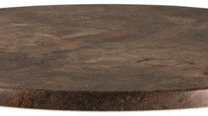 Tablero de mesa Werzalit-SM, MARRÓN ÓXIDO 223, 80 cms de diámetro*.