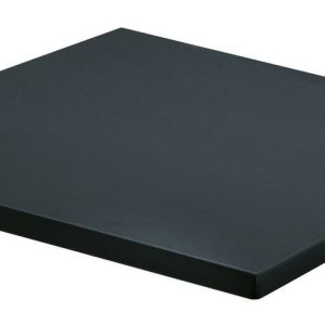 Tablero de mesa Werzalit SM, NEGRO 55, 80 x 80 cms