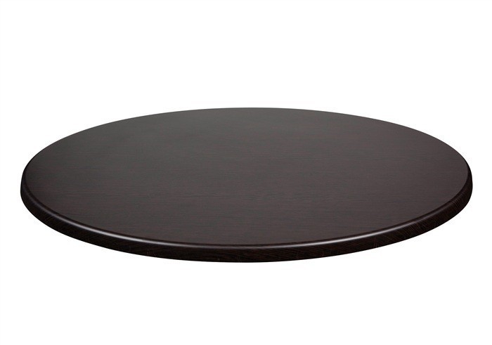 Tablero de mesa Werzalit-Sm, WENGUÉ 103, 70 cms de diámetro.