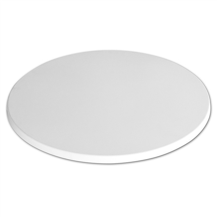 Tablero de mesa Werzalit WER-UNIART, Blanco 3101, 107 cms de diámetro