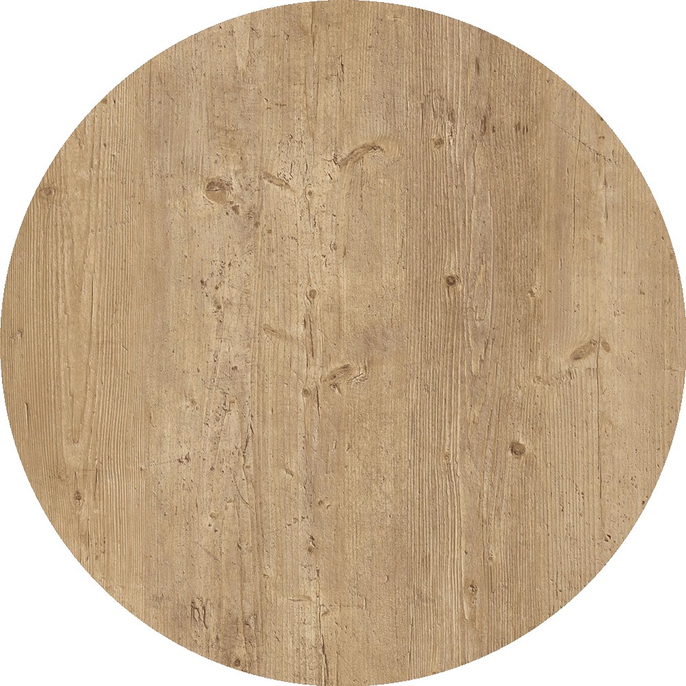 Tablero de mesa Werzalit WER-WOODART, Avalon Pine 4729, 70 cms de diámetro