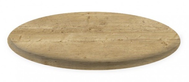 Tablero de mesa Werzalit WER-WOODART, Avalon Pine 4729, 80 cms de diámetro