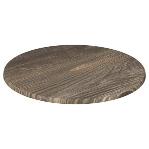 Tablero de mesa Werzalit WER-WOODART, Pino Viejo 4573, 60 cms de diámetro