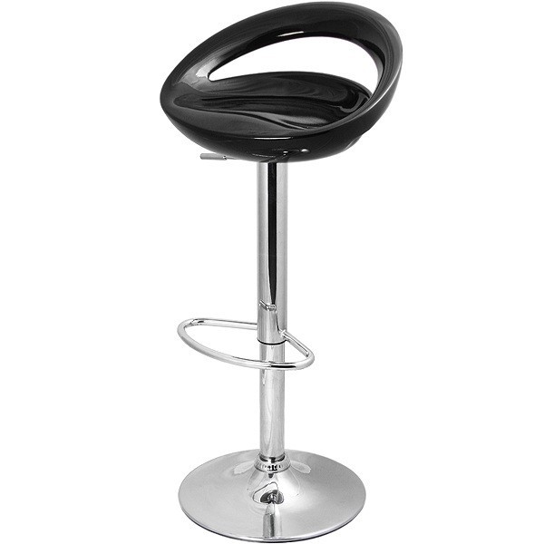 Taburete FLIT (M), cromado, abs negro