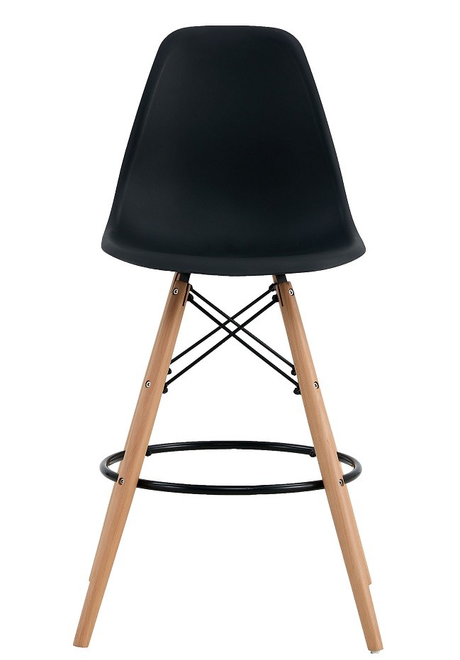 Taburete STAR (SU), madera, carcasa negra